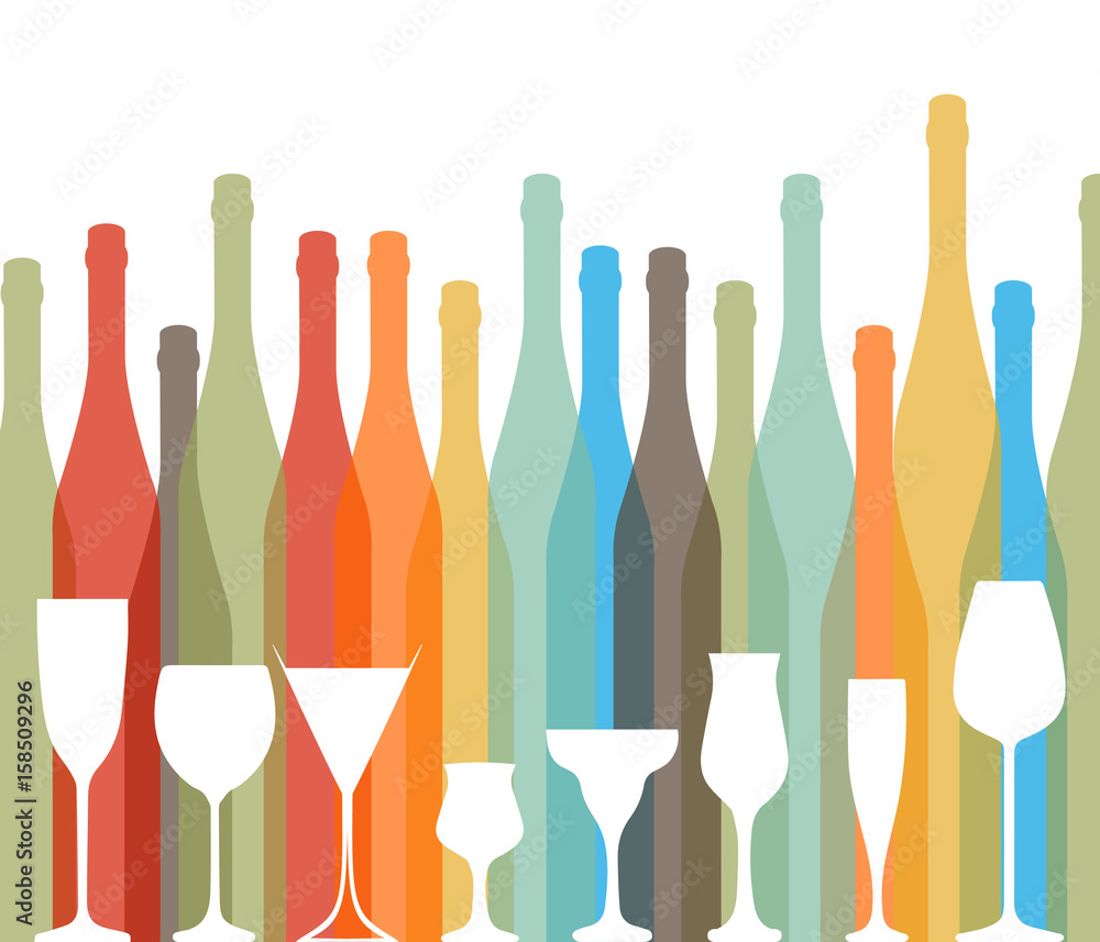 Glasse to alcohol vector Glasse to alcohol vector