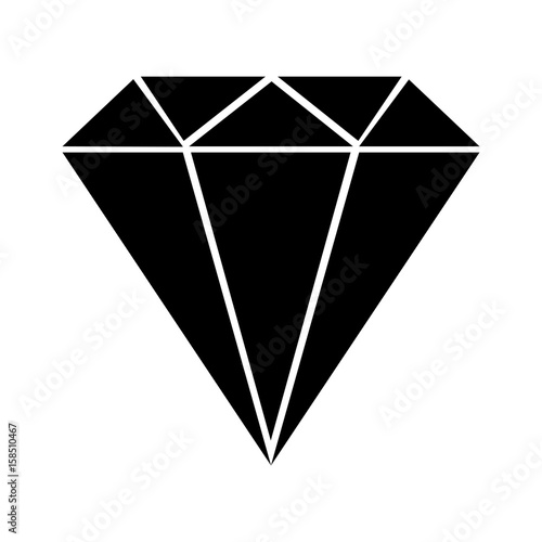 diamond rich isolated icon vector illustration design
