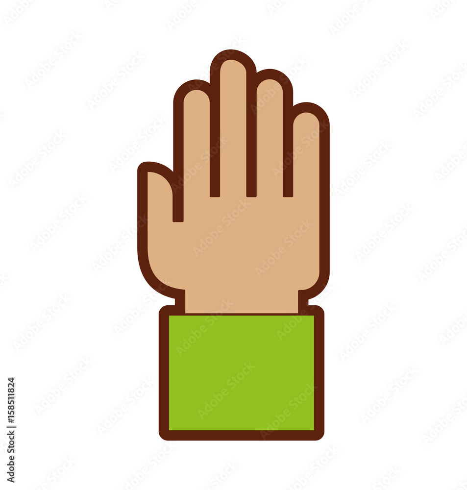 hand human open icon vector illustration design hand human open icon vector illustration design