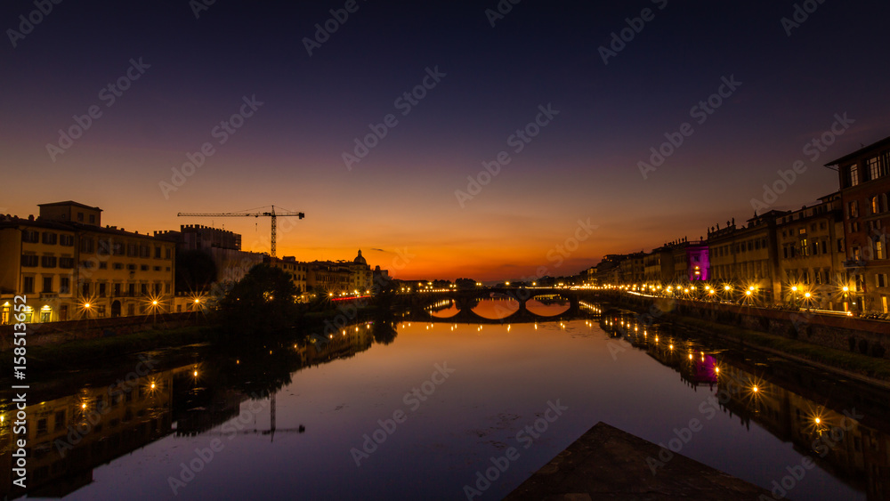 River Arno, Florence Sunset