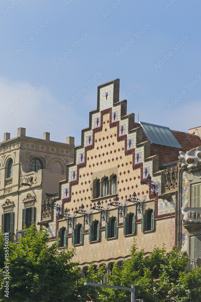 Fototapeta premium The Casa Ametller, a modernist building designed by Josep Puig i Cadafalch in Barcelona, Spain