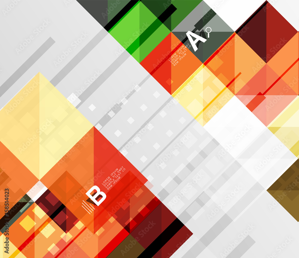 Modern square abstract background Modern square abstract background