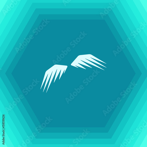 Vector wings icon