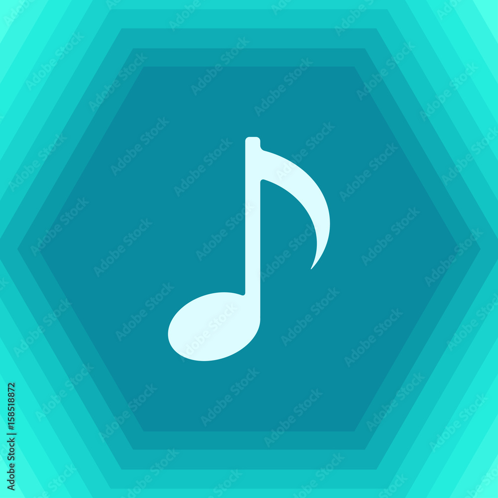 Vector music icon Vector music icon