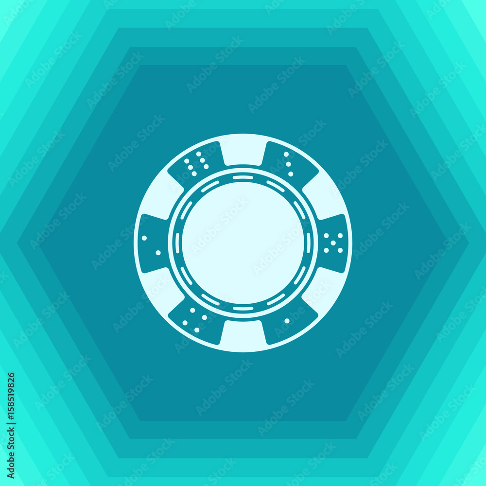 Naklejka premium Vector chip icon