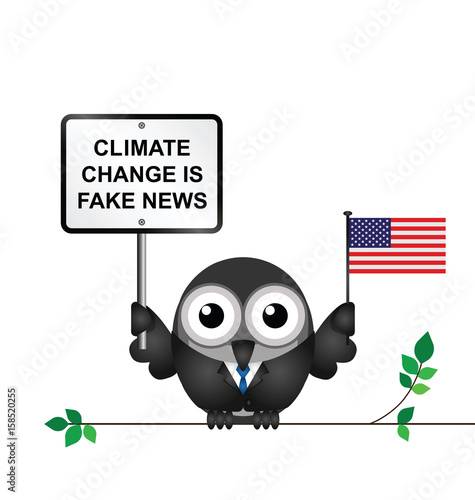 Comical American climate change denial after pulling out of the Paris 
Agreement 
