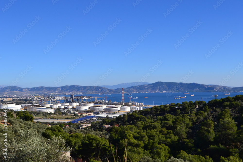 Panoramic View of Eleysina