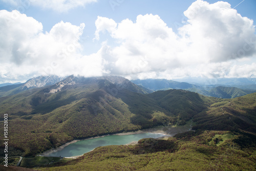 Montagne, Panorama, Lago Paduli, Parco nazionale dell'Appennino Tosco-Emiliano Nachricht an den 