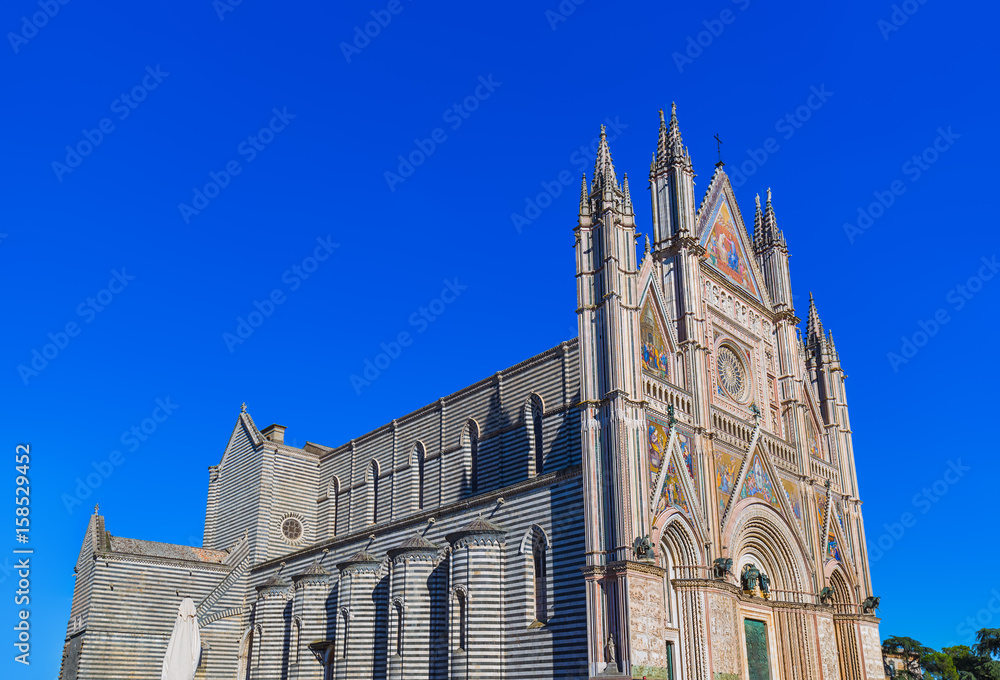Duomo Cathedral of Orvieto in Italy