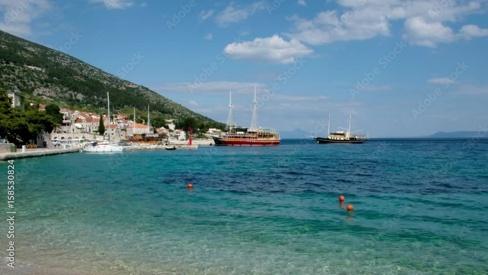 Croatia Brac Bol harbour Croatia Brac Bol harbour