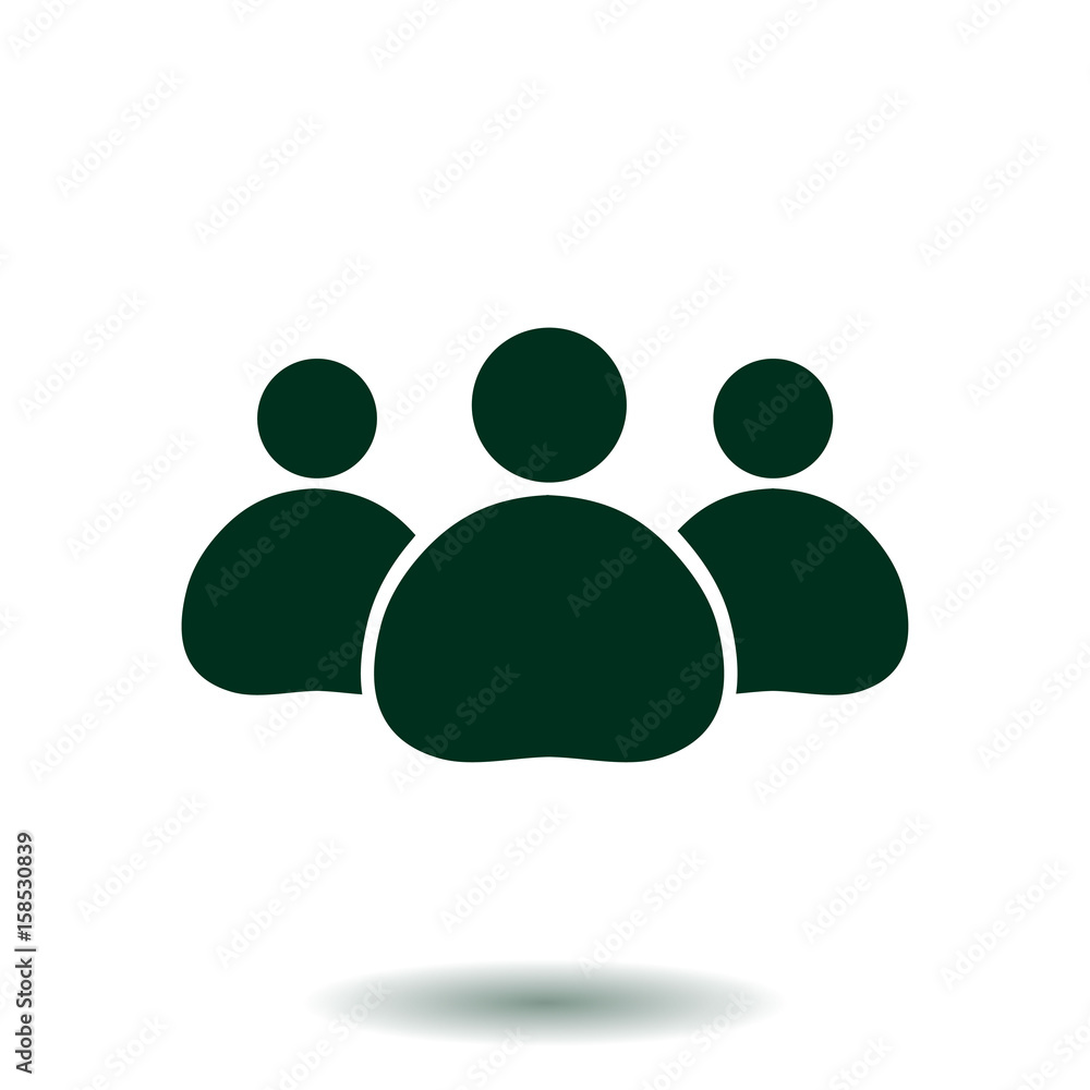Team work icon. Office workers and business team. Team work icon. Office workers and business team.