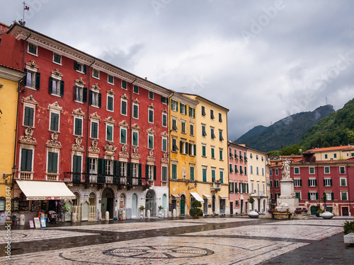 Alberica Square in the city of Carrara photo