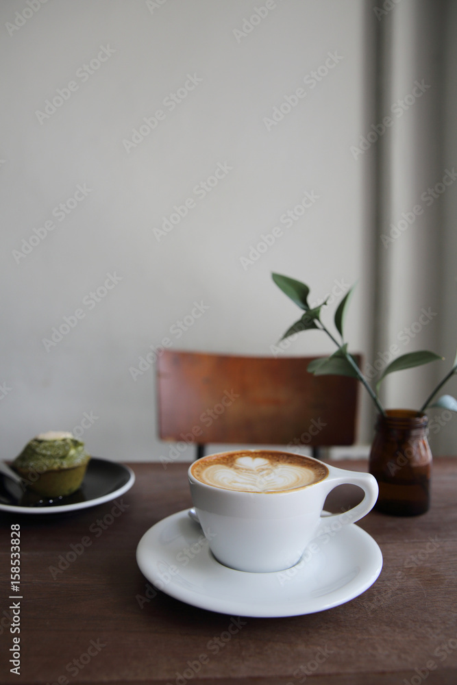 cappuccino coffee on wood background cappuccino coffee on wood background
