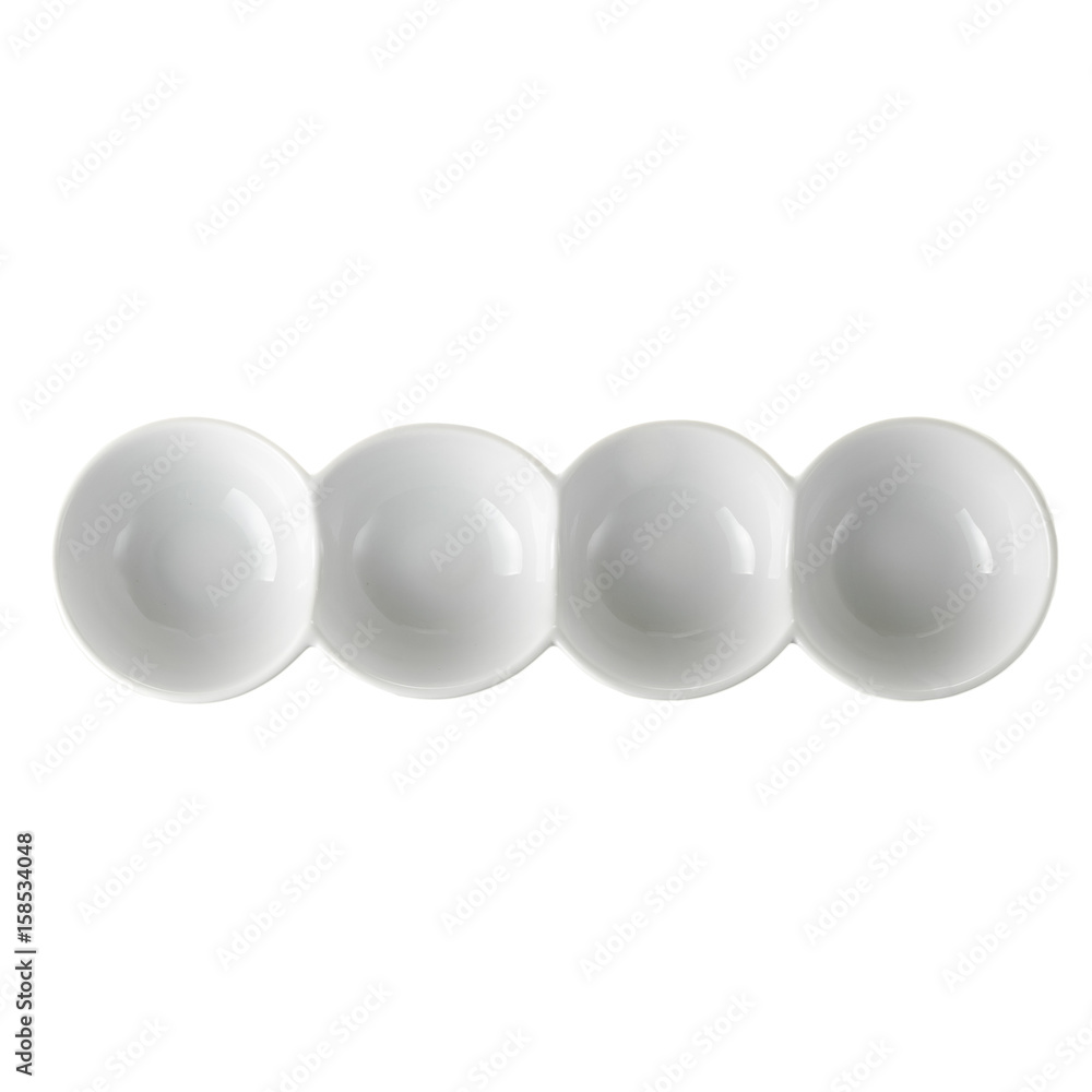 porcelain platter isolated on white background porcelain platter isolated on white background