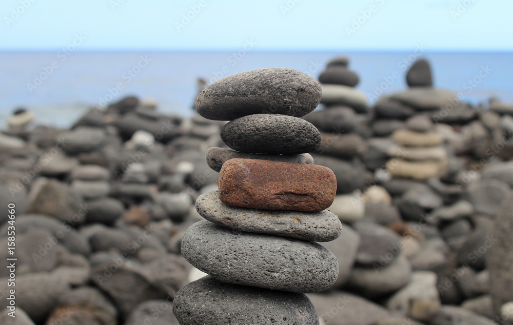 Cairn en Puerto de la Cruz, Tenerife Cairn en Puerto de la Cruz, Tenerife