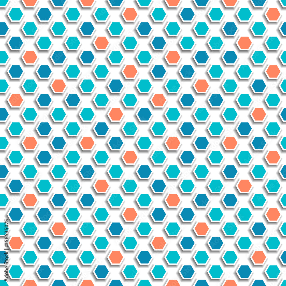 Hexagon 3d vector background Hexagon 3d vector background