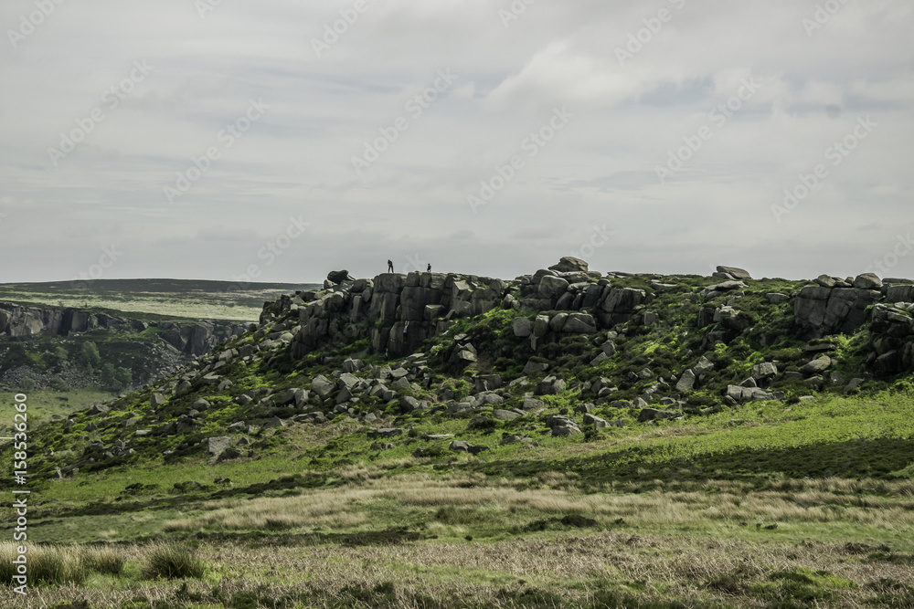 GÓRZYSTY TEREN, PEAK DISTRICT, UK, EUROPA