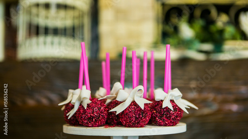 Cake pops - candy sticks photo