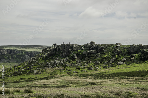 Obraz na płótnie GÓRZYSTY TEREN, PEAK DISTRICT, UK, EUROPA w salonie