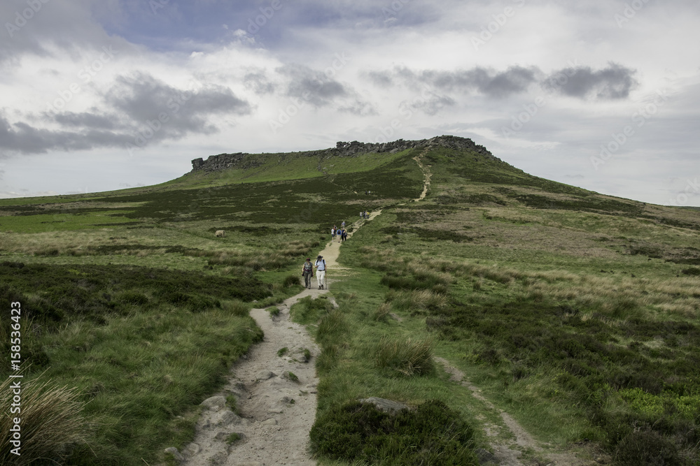 TURYSTYCZNA ŚCIEŻKA, PEAK DISTRICT NATIONAL PARK, WIELKA BRYTANIA