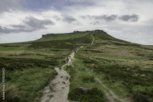 Obraz na płótnie TURYSTYCZNA ŚCIEŻKA, PEAK DISTRICT NATIONAL PARK, WIELKA BRYTANIA w salonie