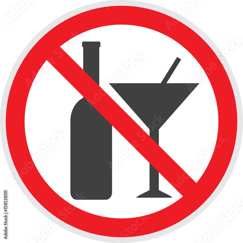 No Alcohol Sign
