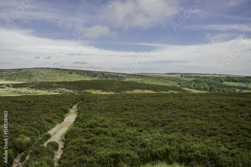 Obraz na płótnie PAGÓRKI, STONAGE EDGE, PEAK DISTRICT, UK w salonie