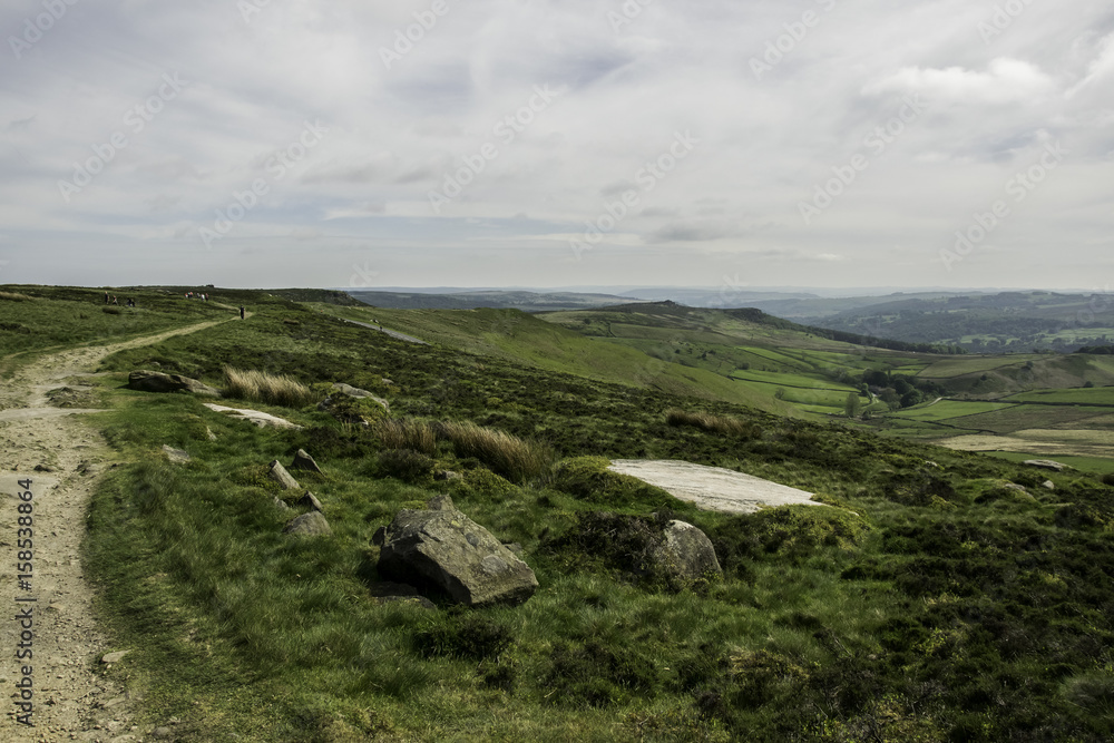 SZLAK TURYSTYCZNY, PEAK DISTRICT, WIELKA BRYTANIA