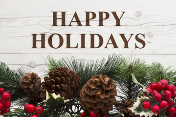 Old fashion Christmas greeting