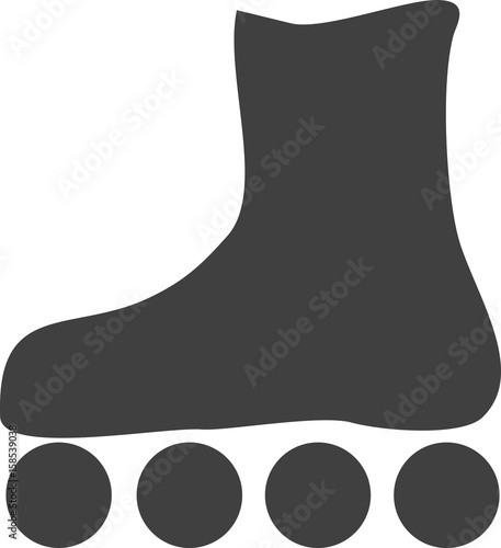 Rollerblades Icon Vector