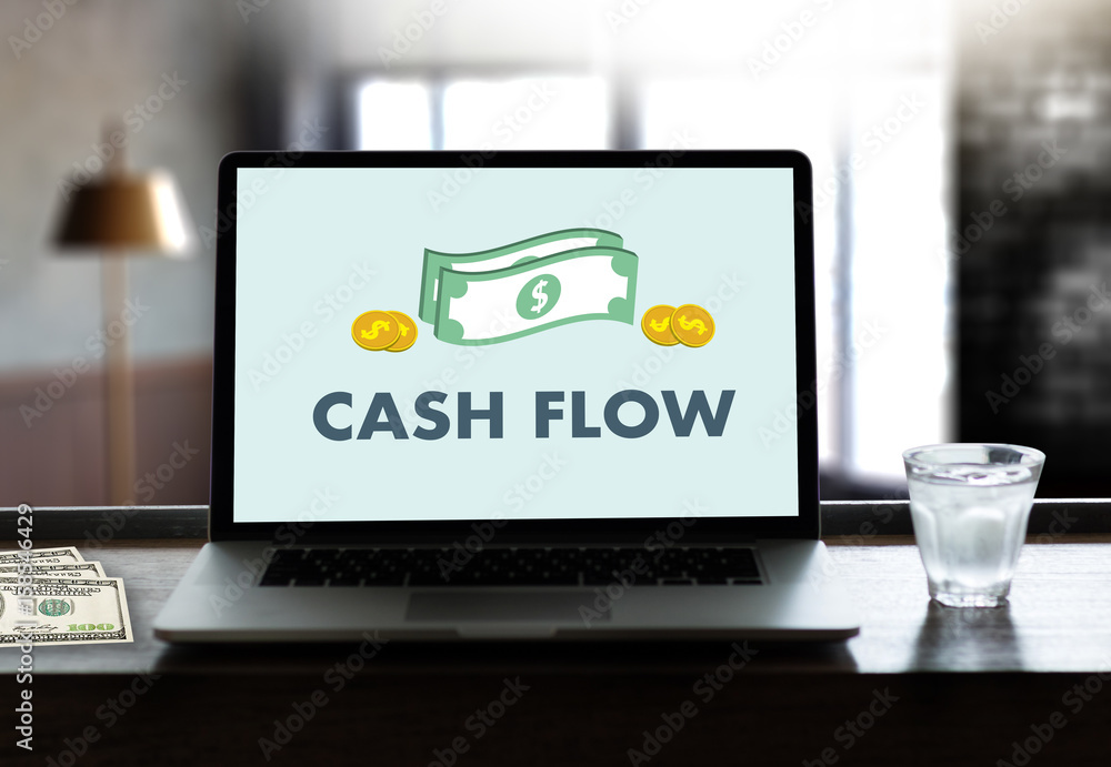 CASH FLOW money Investment and graph chart Investing Banking CASH FLOW money Investment and graph chart Investing Banking
