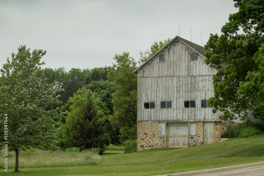 Grey Barn in Wisconsin