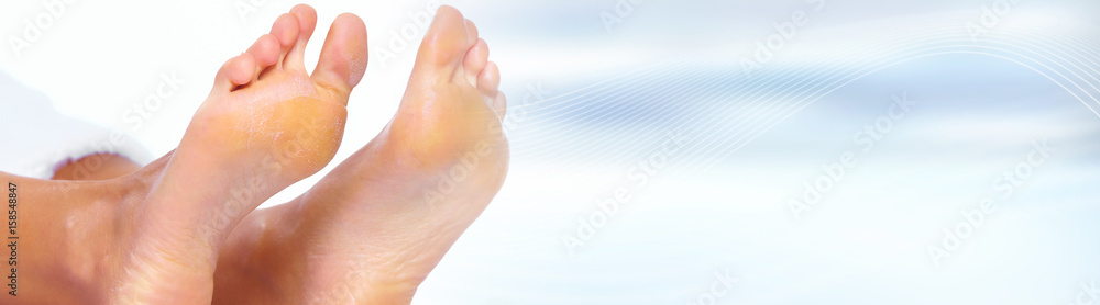 Naklejka premium woman feet