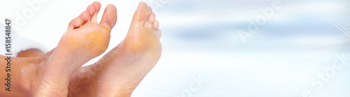 woman feet