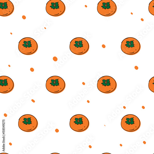 pattern fruit persimmon background