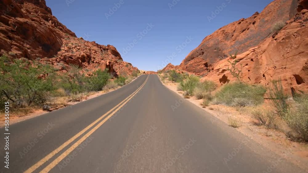 Valley of Fire Time Lapse Driving 02 Desert Highway Valley of Fire Time Lapse Driving 02 Desert Highway