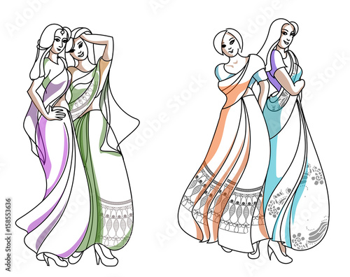 Indian fashion set