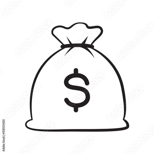 money bag, vector