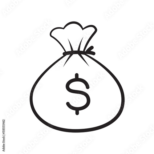 money bag, vector