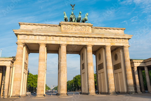 The Brandenburg Gate, Berlins famous landmark