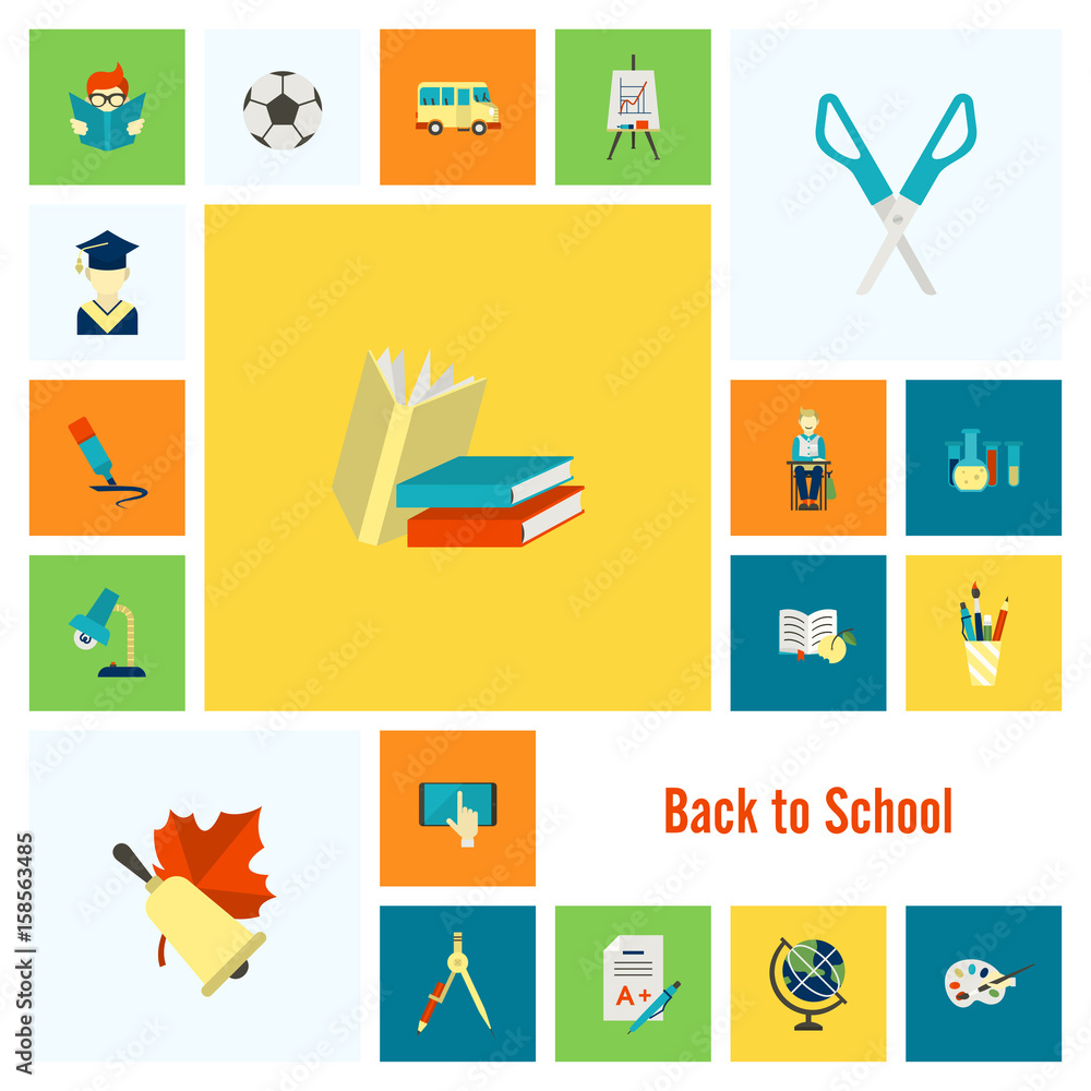 School and Education Icons School and Education Icons