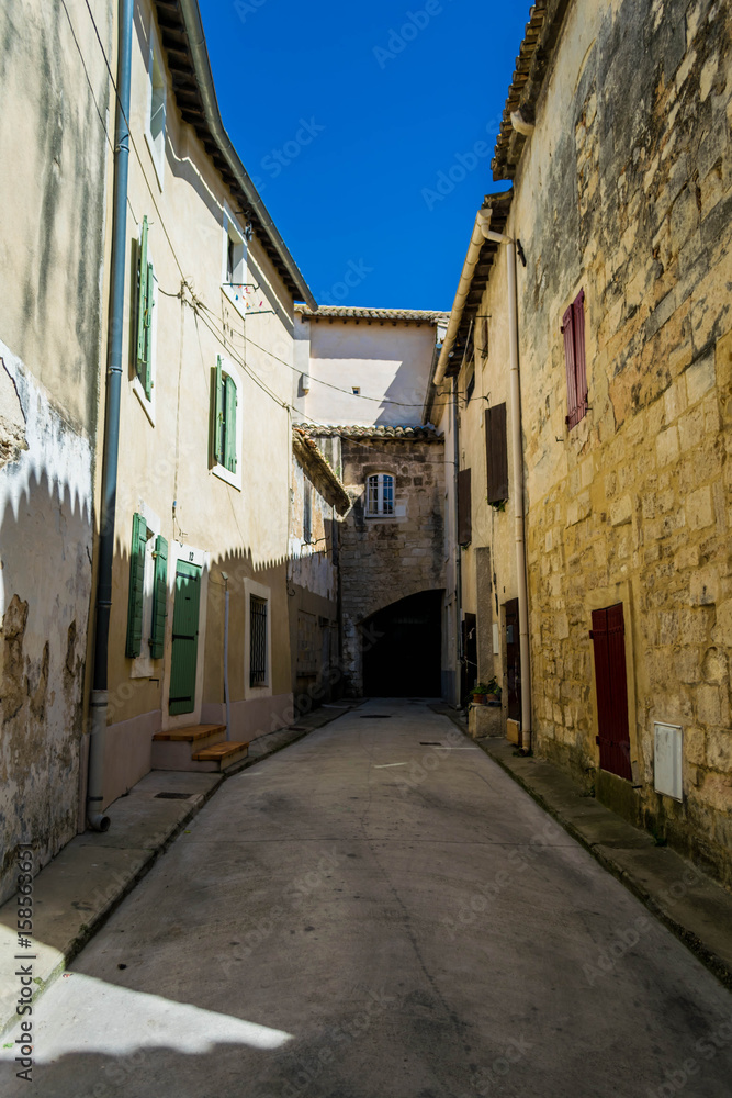 Saint-Gilles du Gard, France, centre ancien.