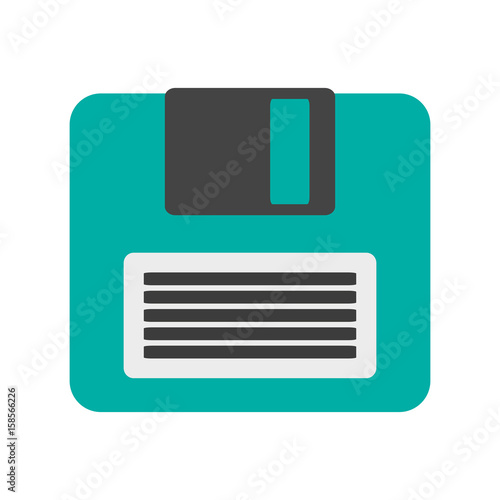 diskette or floppy disk  icon image vector illustration design 