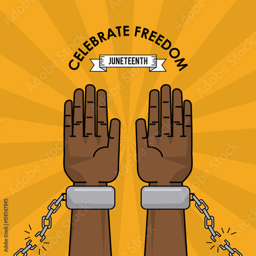 celebrate freedom struggle fight capmpaign vector illustration