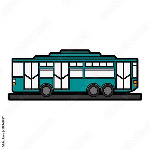 bus sideview icon image vector illustration design 