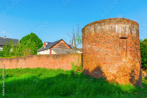 historic town wall of Bedburg Alt-Kaster, Germany