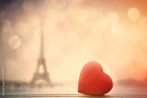 Photography Close-up view at heart shape box