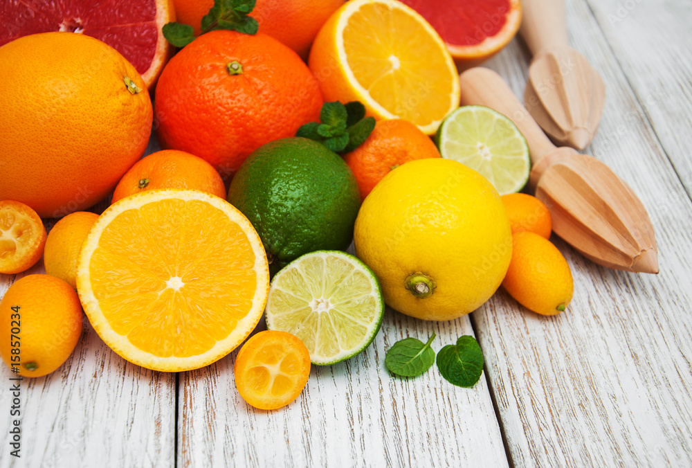Fresh citrus fruits Fresh citrus fruits