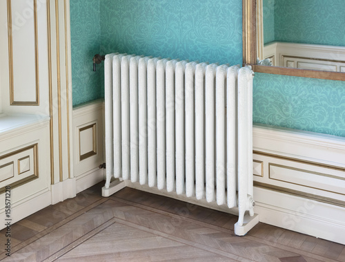 Old vintage heating radiator