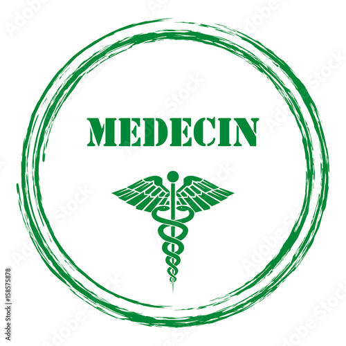 Logo médecin. Médecine.